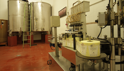 The bottling line